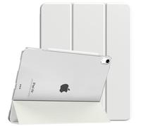 TiMOVO Case for iPad Air 13 Inch (M3/M2-2025/2024), Slim Stand Cover for iPad Air 13-inch, Support Touch ID, Auto Wake/Sleep Smart Shell with Translucent Back, Apricot Gray