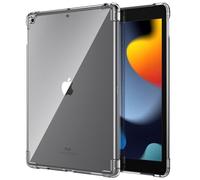 TiMOVO Case for New iPad 9th Generation 2021/8th Gen 2020/7th Gen 2019, Shockproof Impact Resistant Flexible Transparent Clear TPU Protective Shell Fit iPad 10.2-inch - Clear