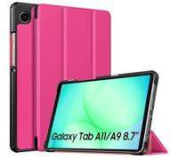 TiMOVO Case for Samsung Galaxy Tab A11/A9 8.7 Inch (2025/2023), Slim Lightweight Stand Hard Back Shell Protective Cover, Begonia Red