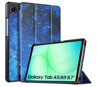 TiMOVO Case for Samsung Galaxy Tab A11/A9 8.7 Inch (2025/2023), Slim Lightweight Stand Hard Back Shell Protective Cover, Blue Starry Sky