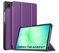TiMOVO Case for Samsung Galaxy Tab A11/A9 8.7 Inch (2025/2023), Slim Lightweight Stand Hard Back Shell Protective Cover, Deep Purple