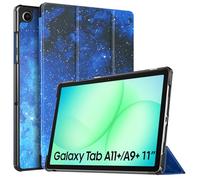 TiMOVO Case for Samsung Galaxy Tab A11+ Plus/A9+ Plus 11 Inch (2025/2023), Slim Lightweight Stand Hard Back Shell Protective Cover, Auto Wake/Sleep, Blue Starry Sky
