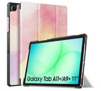 TiMOVO Case for Samsung Galaxy Tab A11+ Plus/A9+ Plus 11 Inch (2025/2023), Slim Lightweight Stand Hard Back Shell Protective Cover, Auto Wake/Sleep, Rainbow