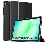 TiMOVO Case for Samsung Galaxy Tab A11+ Plus/A9+ Plus 11 Inch (2025/2023), Slim Lightweight Stand Hard Back Shell Protective Cover, Auto Wake/Sleep, Black