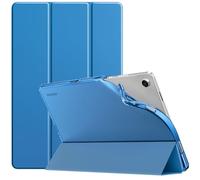 TiMOVO Case for Samsung Galaxy Tab A11+ Plus/A9+ Plus 11 Inch (2025/2023), Slim Soft TPU Translucent Frosted Back Protective Cover, Auto Wake/Sleep, Gentian Blue