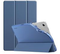 TiMOVO Case for Samsung Galaxy Tab A11+ Plus/A9+ Plus 11 Inch (2025/2023), Slim Soft TPU Translucent Frosted Back Protective Cover, Auto Wake/Sleep, Navy Blue