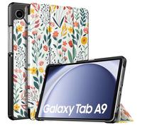 TiMOVO Case for Samsung Galaxy Tab A9 8.7 Inch 2023, Slim Lightweight Stand Hard Back Shell Protective Cover for All-New Galaxy Tab A9 8.7" Tablet SM-X110/X115/X117, Flowers