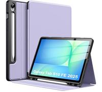 TiMOVO Case for Samsung Galaxy Tab S10 FE 10.9'' 2025 / S9 FE 5G 10.9'' / S9 11'' 2023 with S Pen Holder, Multi-Angle Viewing Stand Cover with Soft TPU Back, Auto Wake/Sleep, Purple