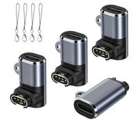 TiMOVO Charger Adapter for Garmin Watch 4Pack, Type C Charging Cable Converter for Fenix 8/7/7X/7S/6, Forerunner 965/955/265/255/245/235/165/55, Vivoactive 6/5/4S, Venu 3S/2/SQ, Instinct, Epix, Gray