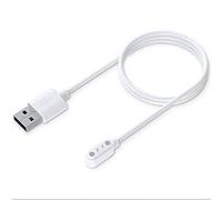 TiMOVO Charger Compatible with YAMAY VeryFitPro SW021/SW01/Willful SW023/SW025/Letsfit ID205L/Letscom ID205S/ID216/Umidigi Uwatch 3/Uwatch GT, Magnetic USB Charging Power Cable Cord 3.3ft, White
