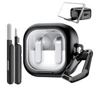 TiMOVO Clear Case for Galaxy Buds 4 & Galaxy Buds 4 Pro (2026), Black