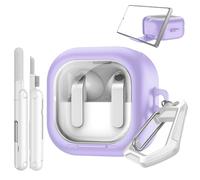 TiMOVO Clear Case for Galaxy Buds 4 & Galaxy Buds 4 Pro (2026), Purple