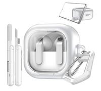 TiMOVO Clear Case for Galaxy Buds 4 & Galaxy Buds 4 Pro (2026), White