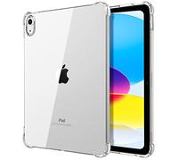 TiMOVO Clear Case for iPad A16 11th Gen 11"/10th Gen 10.9", Clear | Slim & Lightweight, Soft TPU Transparent Back, Protective Cover, Support Touch ID