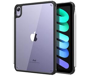 TiMOVO Clear Case for iPad Mini 7 A17 Pro 8.3"/iPad Mini 6th Gen, Black