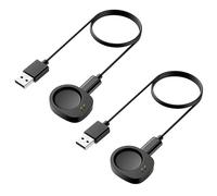 TiMOVO Dock Charger Compatible with Amazfit T-Rex 3/Balance 2, 3.3ft/1m Magnetic Replacement Charging Stand, Smartwatch Accessories, 2 Pack