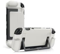 TiMOVO Dockable Case for Nintendo Switch 2 2025, TPU Grip Protective Cover Accessories with Ergonomic Design for Switch 2 Console & JoyCon, Shock-Absorption Anti-Scratch Precise Cutouts, Gray