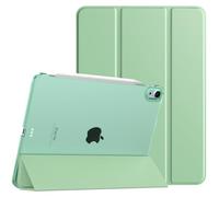TiMOVO for iPad Air 11 Inch Case (M4 2026/M3 2025/M2 2024), iPad Air 5th Generation 2022/4th Gen 2020 10.9 Inch, Slim Hard Translucent Back Cover, Support Auto Wake/Sleep - Green