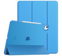 TiMOVO for iPad Air 13 Inch Case M2 2024, Slim Stand Cover for iPad Air 13-inch, Support Touch ID, Auto Wake/Sleep Smart Shell with Translucent Back, iPad Air 13 Case, Blue Wave