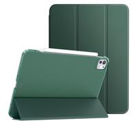TiMOVO for iPad Pro 11 Inch Case M5 2025/M4 2024, Slim Stand Cover for iPad Pro 11" 6th/5th Generation, Smart Shell with Translucent Back, Midnight Green