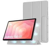 TiMOVO Magnetic Case for Samsung Galaxy Tab S11 11 Inch 2025 SM-X730/X736B, Slim Smart Lightweight Stand Cover, Support Auto Wake/Sleep, Silver Gray