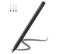 TiMOVO Magnetic Stylus Pen Compatible with Remarkable Paper Pro with Eraser, Rechargeable Digital Pen with 4096 Pressure Sensitivity, Tilt, Palm Rejection & 3 Spare Nibs, Black