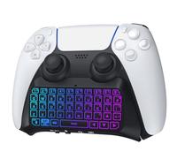 TiMOVO RGB Backlight Keyboard for PS5 Controller, Black