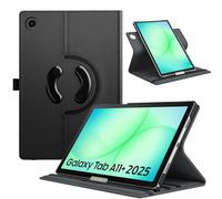 TiMOVO Rotating Case for Samsung Galaxy Tab A11+/A11 Plus 11 Inch 2025 SM-X230/ X236/ X238, 90 Degree Rotating Stand Cover, Support Auto Wake Sleep, Black