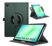 TiMOVO Rotating Case for Samsung Galaxy Tab A11+/A11 Plus 11 Inch 2025 SM-X230/ X236/ X238, 90 Degree Rotating Stand Cover, Support Auto Wake Sleep, Midnight Green