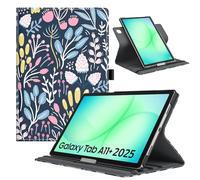 TiMOVO Rotating Case for Samsung Galaxy Tab A11+/A11 Plus 11 Inch 2025 SM-X230/ X236/ X238, 90 Degree Rotating Stand Cover, Support Auto Wake Sleep, Colorful Flower
