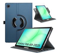 TiMOVO Rotating Case for Samsung Galaxy Tab A11+/A11 Plus 11 Inch 2025 SM-X230/ X236/ X238, 90 Degree Rotating Stand Cover, Support Auto Wake Sleep, Denim Blue