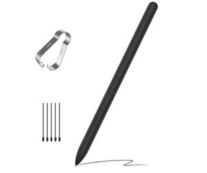 TiMOVO S Pen for Samsung Galaxy Tab S10 FE/S9 FE Series with Eraser, Stylus Pen with 5 Replacement Nibs, Precise Writing, Palm Rejection, Magnetic Adsorption, Black