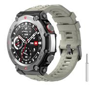 TiMOVO Sports band Compatible with T-Rex 3 Smartwatch, Soft Silicone Adjustable Watch Band, Skin-Friendly Strap for T-Rex 3 with 1 Install Tool, Rock Gray