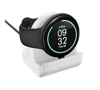 TiMOVO Stand Compatible with Google Pixel Watch 3/Pixel Watch 2/Fitbit Ace LTE Charger,Nonslip Charger Stand Holder with Integrated Cable Management Slot,Vertical Charger Bracket, White