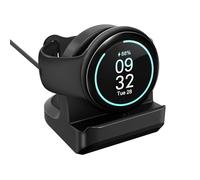 TiMOVO Stand Compatible with Google Pixel Watch 3/Pixel Watch 2/Fitbit Ace LTE Charger,Nonslip Charger Stand Holder with Integrated Cable Management Slot,Vertical Charger Bracket, Black