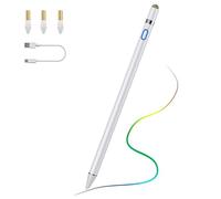 TiMOVO Stylus Pen for iPad 11th/10th/9th/8th/7th Generation, 20Hrs Work Palm Rejection Pen Compatible with Air 11"/13"(M3/M2)/5th/4th, Mini 6th/5th High Precise iPad Pencil 1st Gen, White