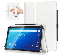 TiMOVO Universal Case for 10.1 Inch Android Tablet, Glitter White