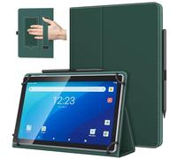 TiMOVO Universal Case for 10.1 Inch Android Tablet, Midnight Green | Pen Loop, Two Folding Stand Cover, Hand Strap, For All 9.6"-11" Touchscreen Tablet