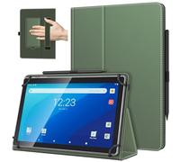 TiMOVO Universal Case for 10.1 Inch Android Tablet with Pen Loop, Lightweight Folding Stand Cover with Hand Strap for All 9.6"-11" Touchscreen Tablet, Laurel Green