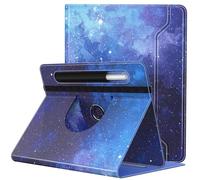 TiMOVO Universal Case for 9-11 Inch Tablet, 360 Degree Rotating Stand Protective Cover with Pen Pocket for 9 10 10.1 Inch Android Touchscreen Tablet, Blue Starry Sky
