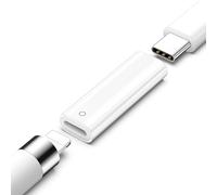 TiMOVO USB C Pencil Charger Adapter for Apple Pencil 1st Gen, White