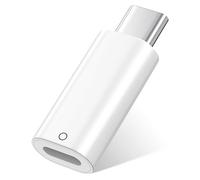 TiMOVO USB C to Pencil Adapter for Apple Pencil 1st Generation, USB C Male to Lightning Female Charging Adaptor for iPad 10th 11th Generation, Bluetooth Pair Connector Apple Pencil Charger, White