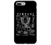 Timpani Kettle Drum Vintage Patent Timpanist Drawing Print Case for iPhone 7 Plus/8 Plus