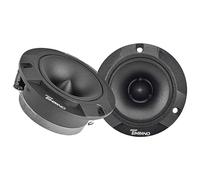 Timpano TPT-ST2 Black Slim Super Tweeter, 600 Watts 4 Ohm, 105 dB, 1 in Voice Coil, 3.85 inch Pro Car Sound System Bullet Tweeters (Pair)