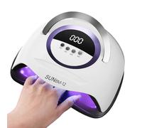 Timpou UV LED Nail Lamp, 300W 72 Beads Professional Nail Dryer with LCD Display, 4 Timers & Auto Sensor, for Salon & Home Use