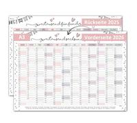 Timr Wall Calendar 2025 Including 2026 Confetti Motif - DIN A3 Calendar 12 Months I on Both Sides I tr289