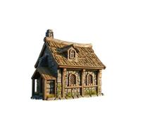 Tims Plum 28mm Medieval Stone Townhouse - 2-Piece Interlocking Building Kit, Optional Gluing 3D Printed PLA Scenery Block for D&D, Fantasy RPG & Warhammer Age of Sigmar, Grey