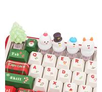TIMSEKER 5 Pcs Christmas ESC Keys Keycap Set, Translucent Cute Custom Keycap for Mechanical Gaming Keyboard