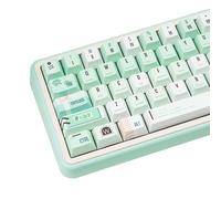 TIMSEKER Matcha Green Cherry Profile PBT Keycap 147 Keys, Five Side Dye Sublimation Custom Key Cap for 61/64/68/75/84/87/104/108 ANSI Layout Mechanical Gaming Keyboard (Only Keycap Set)
