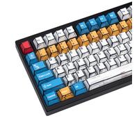 TIMSEKER PBT Keycaps, 150 Keys Anime-Inspired Custom Keycap Set, Cherry Profile Dye Sub Keycaps for 60% 65% 75% 100% Mechanical Keyboard, Compatible with Cherry MX Switches